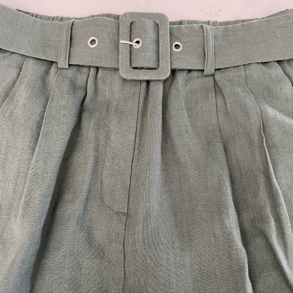 Vero Moda Vmamelia Hi Waist Pull On Lined Shorts Laurel Wreath Green Sz 6 NWT - Picture 6 of 13